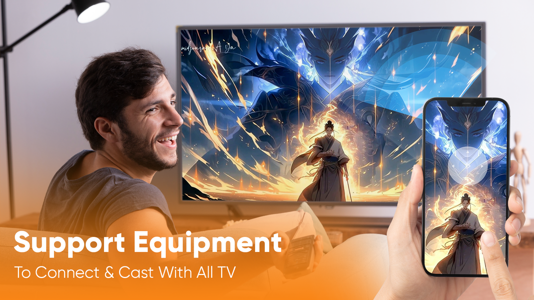 Cast TV Remote & Mirroring - عکس برنامه موبایلی اندروید