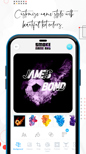 Smoke Name Art - عکس برنامه موبایلی اندروید