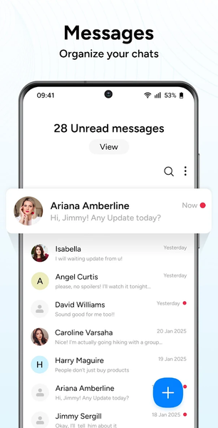 Messages : Text SMS - Image screenshot of android app