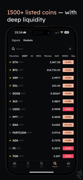 SorooshX : Smart Crypto Exchange - Image screenshot of android app