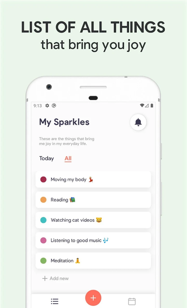 Sparkle: Self-Care Checklist, - عکس برنامه موبایلی اندروید
