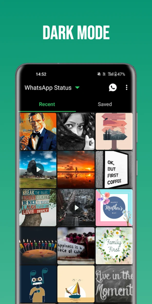 Status Saver - Save to Gallery - Image screenshot of android app
