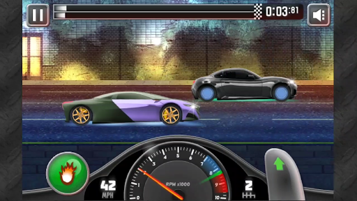 Streetrace Fury: City Racing - Gameplay image of android game