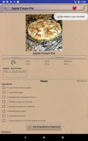 Crisp and Cobbler Recipes ~ Fr - عکس برنامه موبایلی اندروید