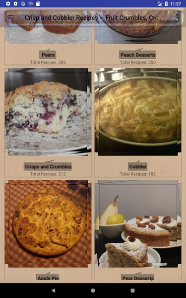 Crisp and Cobbler Recipes ~ Fr - عکس برنامه موبایلی اندروید
