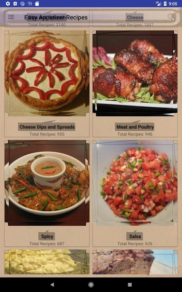 Easy Appetizer Recipes - عکس برنامه موبایلی اندروید