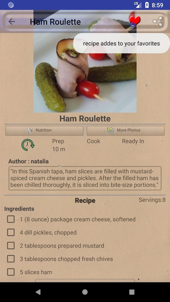 Easy Appetizer Recipes - عکس برنامه موبایلی اندروید