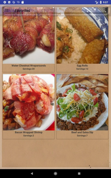 Easy Appetizer Recipes - عکس برنامه موبایلی اندروید