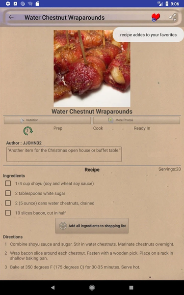 Easy Appetizer Recipes - عکس برنامه موبایلی اندروید
