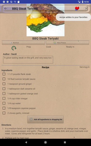 Easy Beef Recipes - عکس برنامه موبایلی اندروید