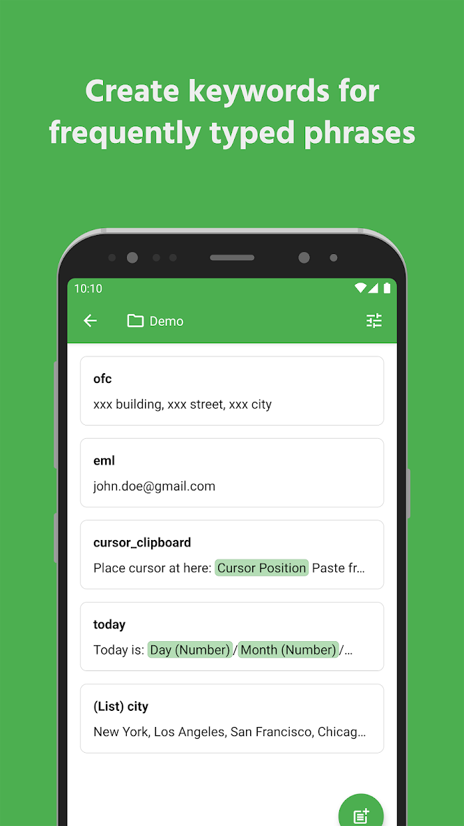 دانلود برنامه Text Expander: Fast Typing اندروید | بازار