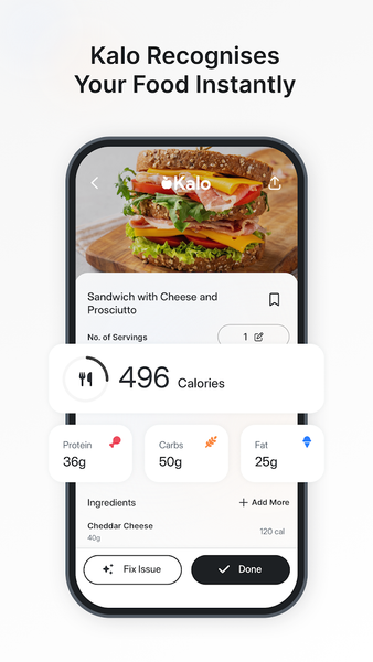 Kalo - AI Calorie Counter - عکس برنامه موبایلی اندروید