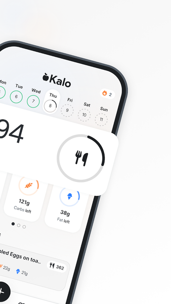 Kalo - AI Calorie Counter - عکس برنامه موبایلی اندروید