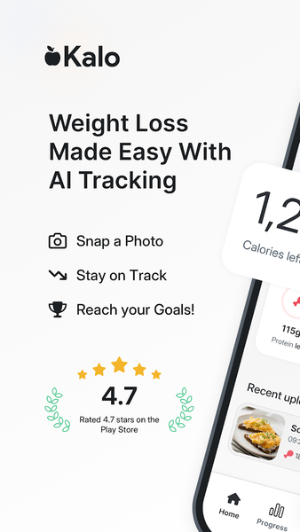 Kalo - AI Calorie Counter - عکس برنامه موبایلی اندروید