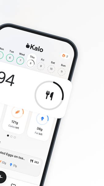 Kalo - AI Calorie Counter - عکس برنامه موبایلی اندروید