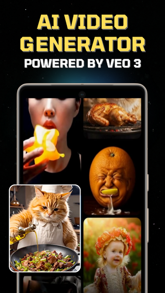 Veo 3 AI Video: OneChat AI - Image screenshot of android app