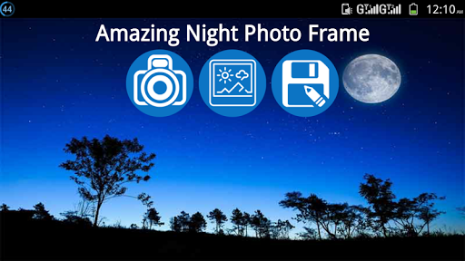 Amazing Night Photo Frame - عکس برنامه موبایلی اندروید
