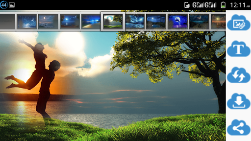 Amazing Night Photo Frame - عکس برنامه موبایلی اندروید
