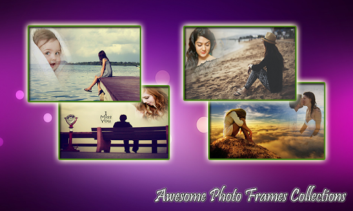Miss You Photo Frame - Image screenshot of android app