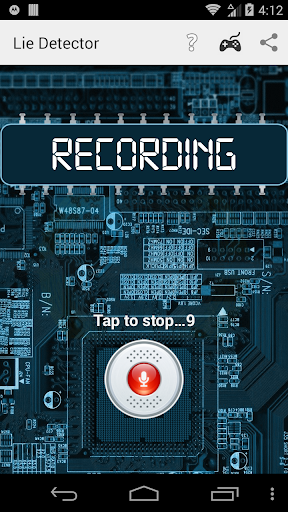 Lie Detector Simulator - Gameplay image of android game