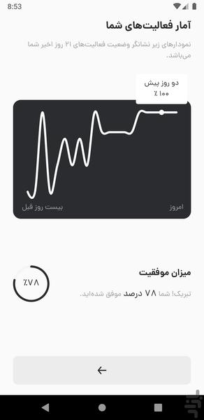۲۱روز - عکس برنامه موبایلی اندروید