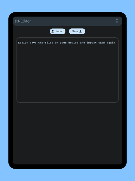 txt Editor - Text Editor - عکس برنامه موبایلی اندروید