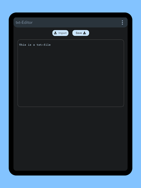 txt Editor - Text Editor - عکس برنامه موبایلی اندروید