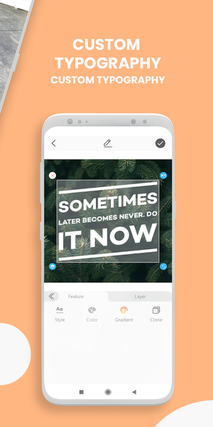 Typographic: Add Text On Photo - Image screenshot of android app