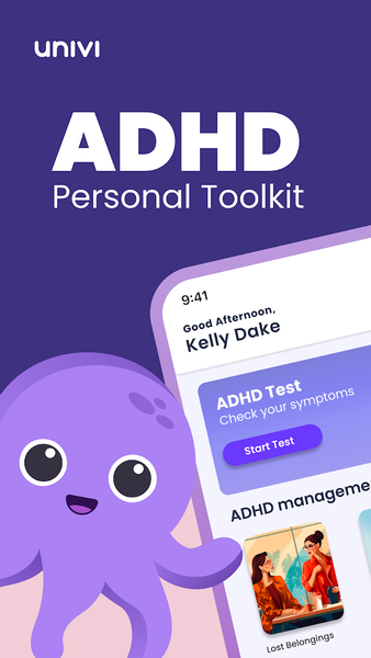 Univi: Manage Your ADHD - عکس برنامه موبایلی اندروید