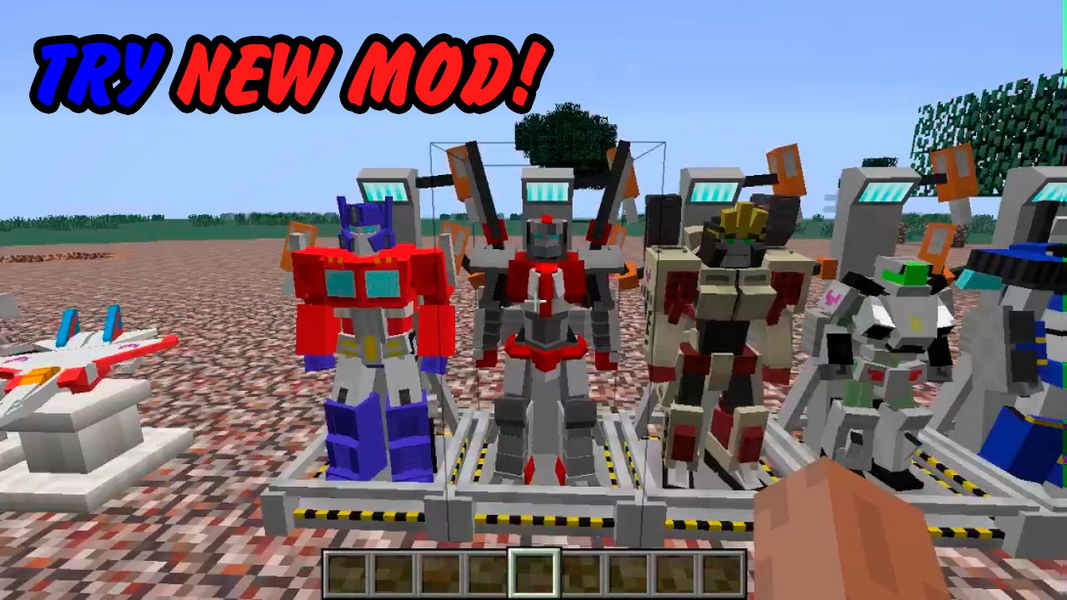 Mod robots for MCPE - Image screenshot of android app