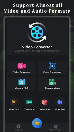 Video Converter-ConverterBlack - عکس برنامه موبایلی اندروید