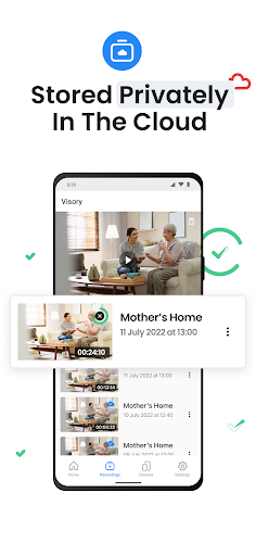 Surveillance Camera: Visory - عکس برنامه موبایلی اندروید