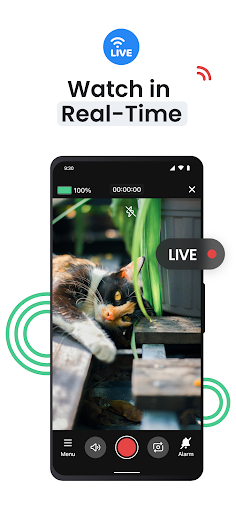 Surveillance camera Visory - Image screenshot of android app