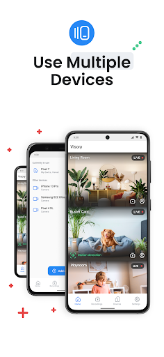 Surveillance Camera: Visory - عکس برنامه موبایلی اندروید