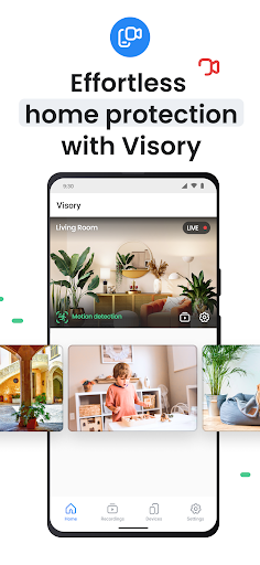 Surveillance Camera: Visory - عکس برنامه موبایلی اندروید