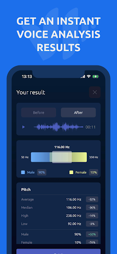 Vocal Image: AI Voice Coach - عکس برنامه موبایلی اندروید