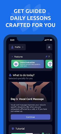 Vocal Image: AI Voice Coach - عکس برنامه موبایلی اندروید