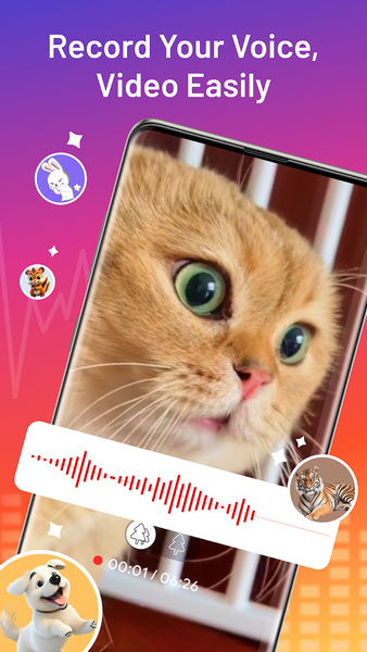 Voice Changer & Voice Effects - عکس برنامه موبایلی اندروید