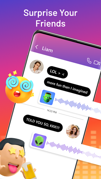 Voice Changer & Voice Effects - عکس برنامه موبایلی اندروید