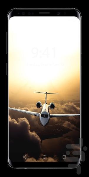 تصویر زمینه هواپیما - عکس برنامه موبایلی اندروید