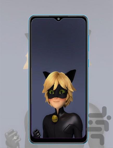 black cat wallpaper - Image screenshot of android app