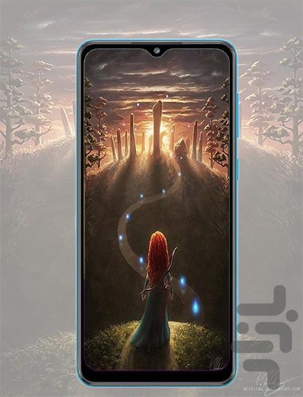 پس زمینه پرنسس مریدا(شجاع) - Image screenshot of android app