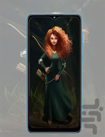 پس زمینه پرنسس مریدا(شجاع) - Image screenshot of android app