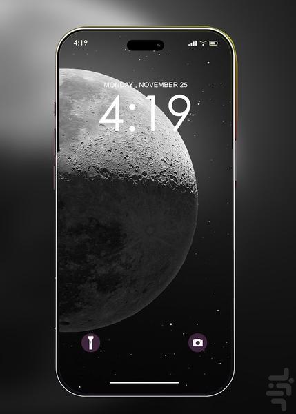 تصویر زمینه سیاه سفید - Image screenshot of android app