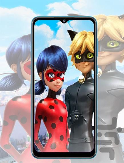 تصویر زمینه دختر کفشدوزکی - عکس برنامه موبایلی اندروید