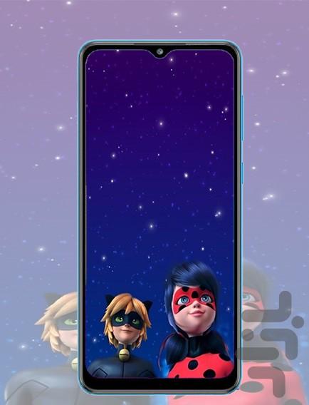 chat noir and ladybug wallpaper - Image screenshot of android app