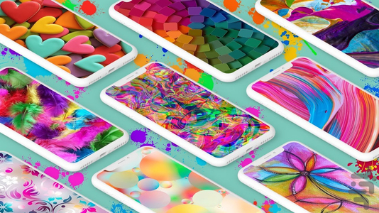 colorful wallpaper HD - Image screenshot of android app