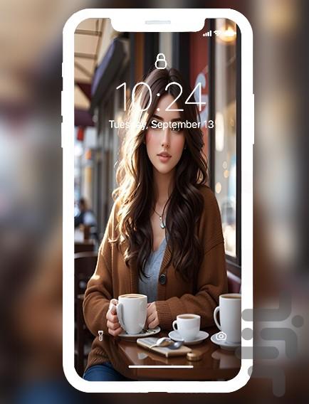 تصویر زمینه دخترانه کارتونی - عکس برنامه موبایلی اندروید