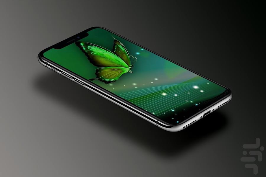 تصویر زمینه سبز - عکس برنامه موبایلی اندروید