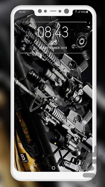 Gun wallpaper - Image screenshot of android app